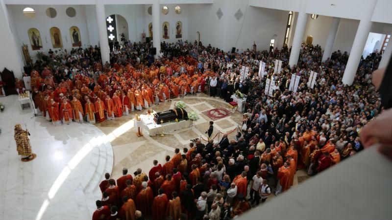 Любомира Гузара похоронили в Киеве Любомира Гузара похоронили в Киеве