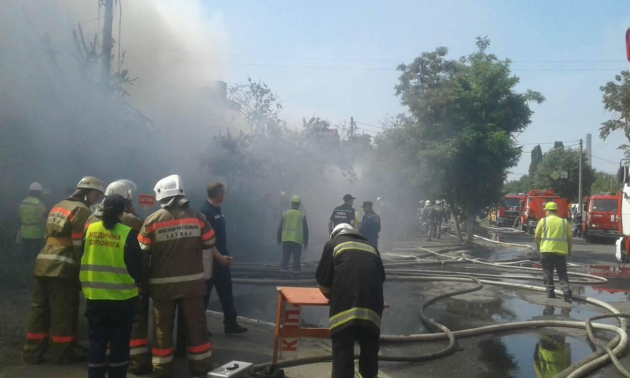 Масштабный пожар в Киеве: стали известны детали