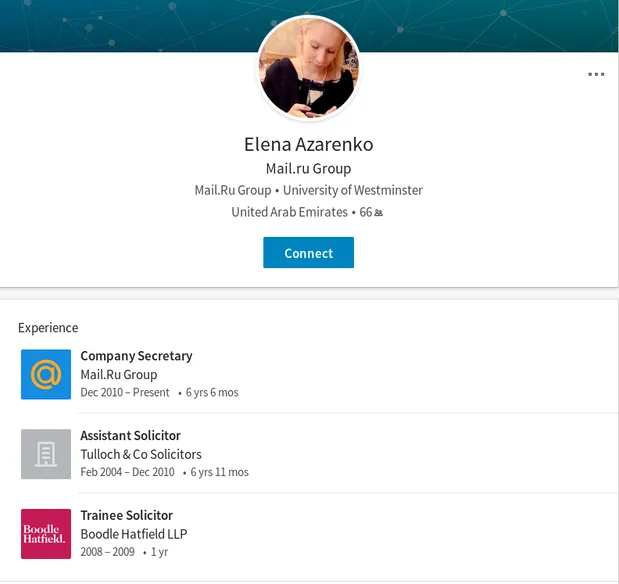 Азаренко є представником Mail.Ru Group на Кіпрі Азаренко є представником Mail.Ru Group на Кіпрі