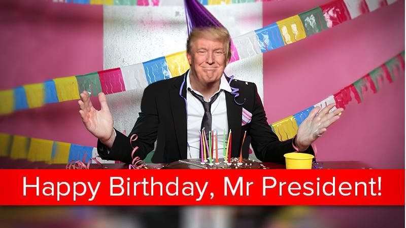 День рождения Трампа: сочные курьезы за время президентства