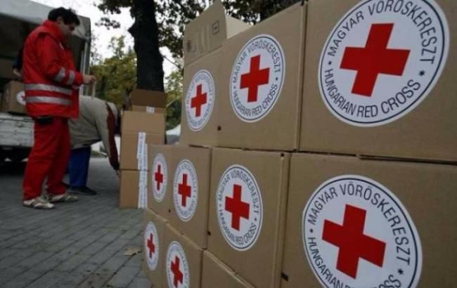 Червоний хрест привіз гуманітарну допомогу в зону АТО