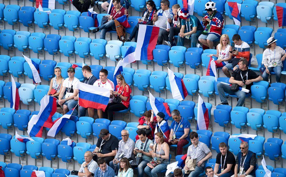 90% уболівальників пропустили відкриття Кубка конфедерацій у Росії через помилку організаторів