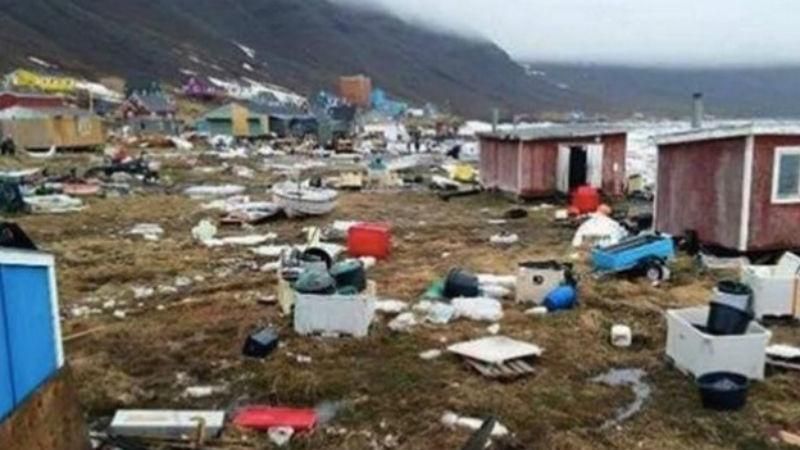 Руйнівне цунамі в Данії: стихія забрала в море 9 будинків