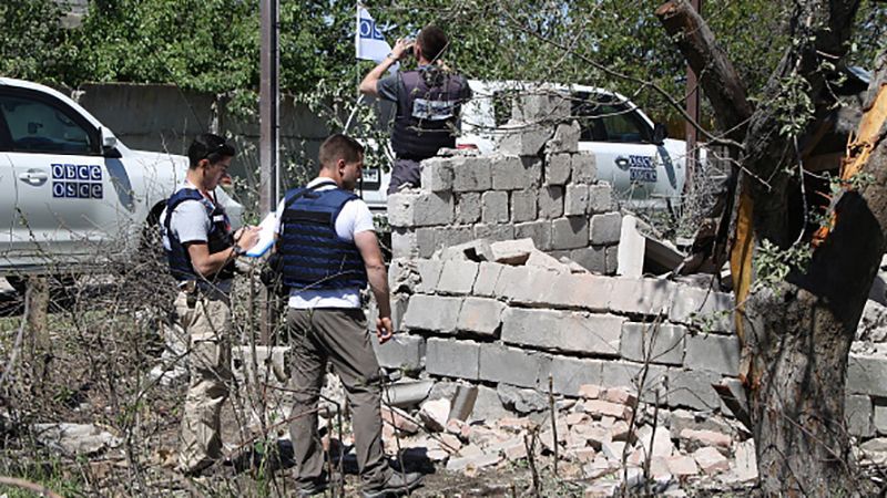 Террористы "ДНР" совершили жестокое вооруженное нападение на наблюдателей ОБСЕ