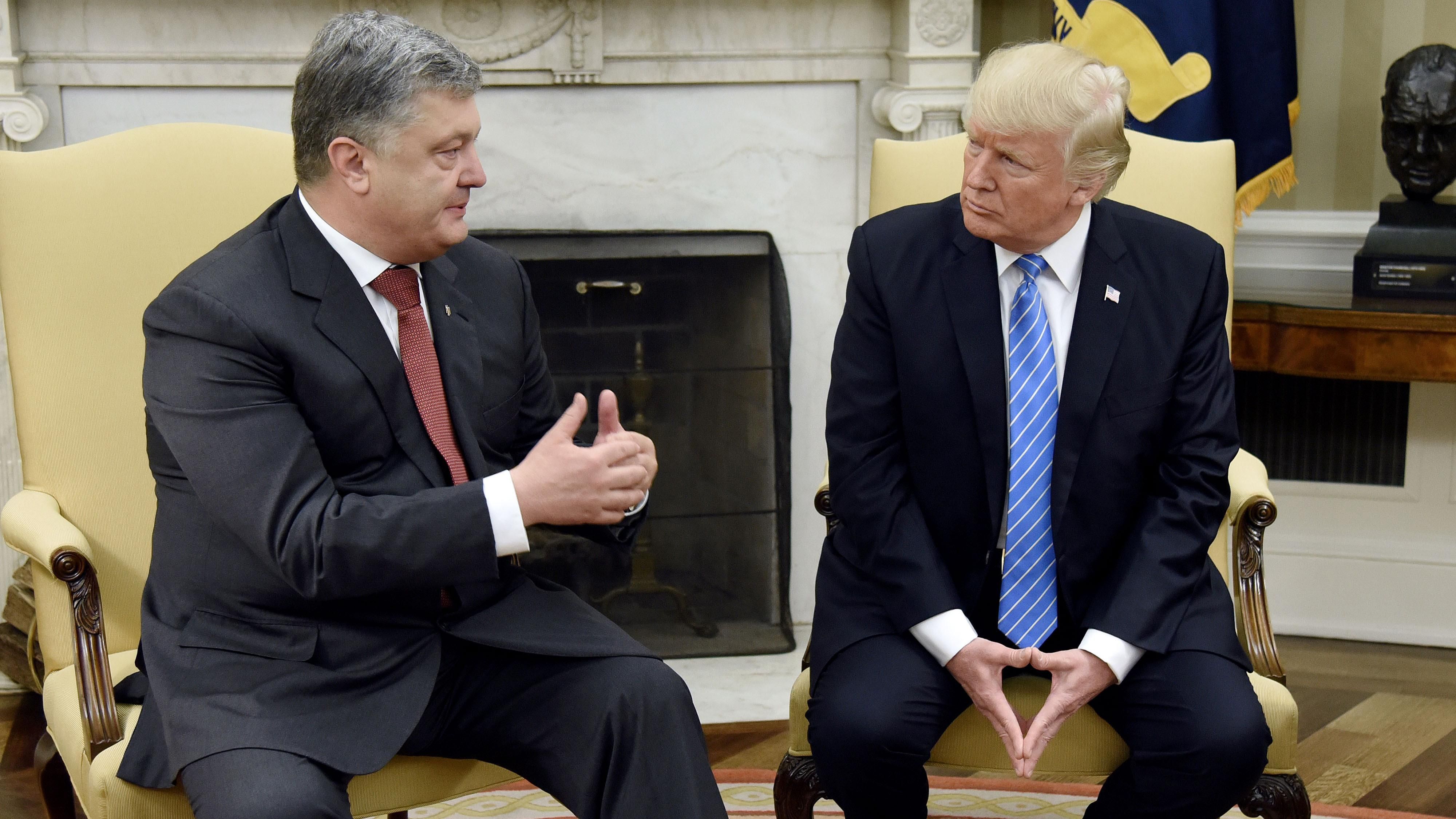 Белый Дом обнародовал свое видение встречи Порошенко и Трампа