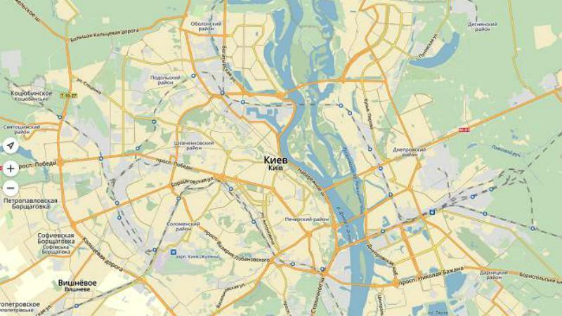 Яндекс.Карти в Україні запрацював без VPN Яндекс.Карти в Україні запрацював без VPN