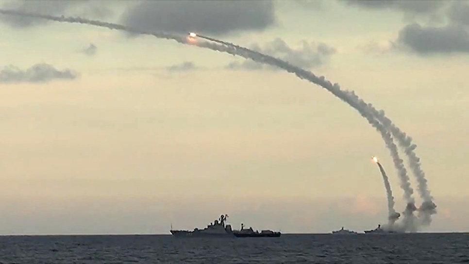 Россия нанесла удар крылатыми ракетами по Сирии
