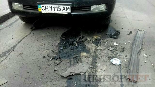 Взрыв в Киеве: в центре Киева взорвался джип фото 