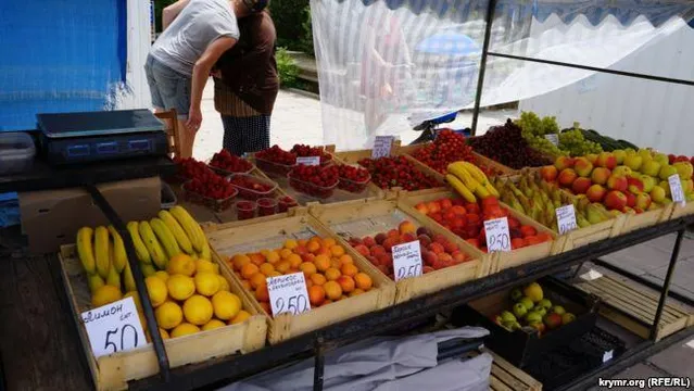 Ціни на фрукти в окупованому Криму 