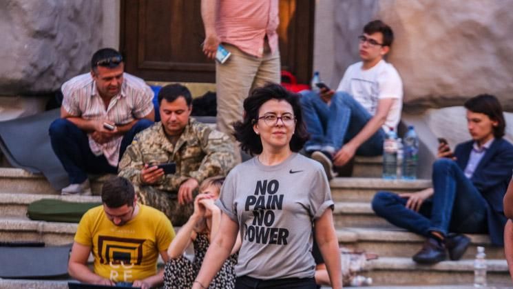 Як депутати від "Самопомочі" протестували проти сміттєвої блокади Львова