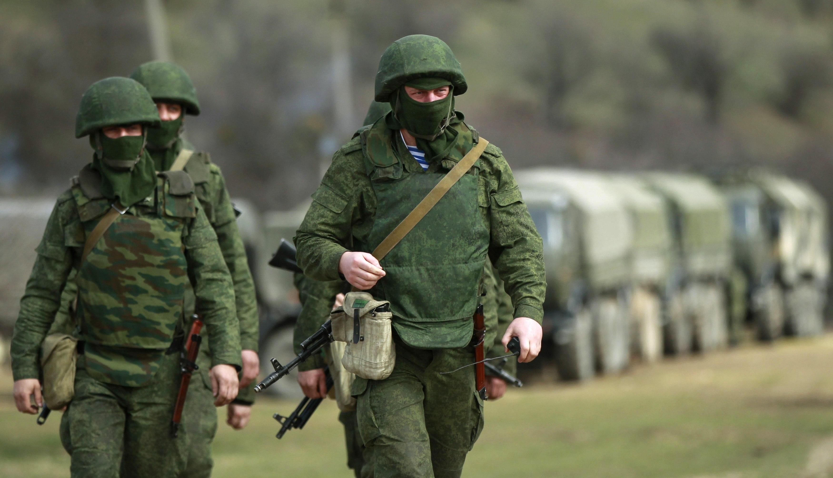 В Крым на тренировку приехали российские военные