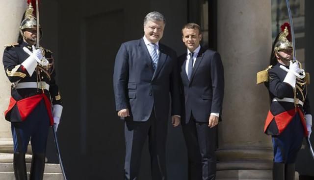 Зустріч Порошенка і Макрона: підсумки зустрічі Зустріч Порошенка і Макрона: підсумки зустрічі