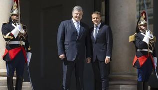 Перша зустріч Порошенка і Макрона: результати переговорів