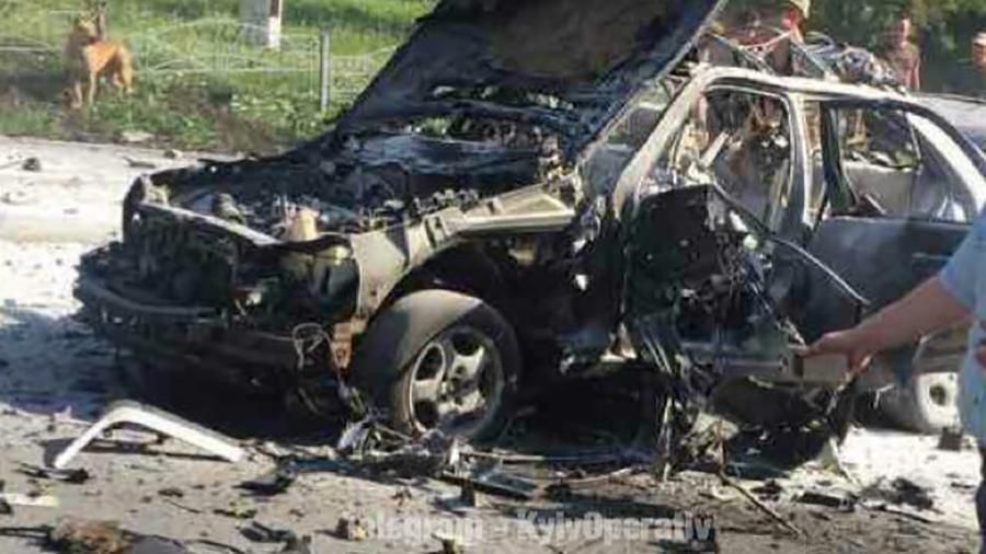 Вибух автомобіля в Києві: відео вибуху