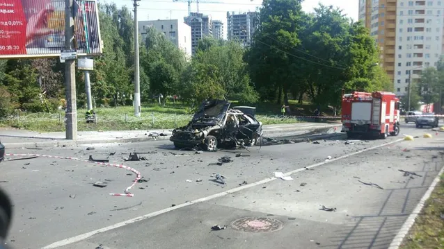 У Києві вибухнув автомобіль: водій загинув