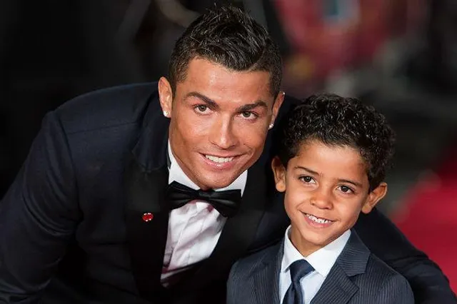 Криштіану Роналдо з сином