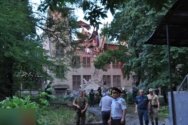 Донецьк, університет, вибух Донецьк, університет, вибух