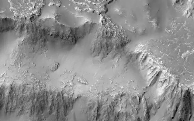 Потоки лави на Марсі