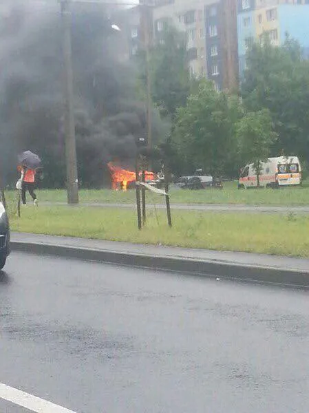 У Львові загорівся автомобіль