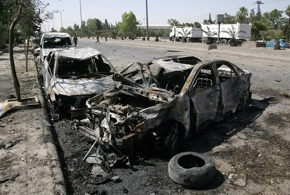 Фото: Getty Images\\наслідки теракту в Дамаску