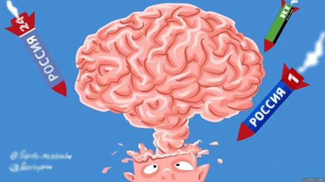 Пропагандисти "Россия 1" вкотре попалися на брехні про війну на Донбасі Пропагандисти "Россия 1" вкотре попалися на брехні про війну на Донбасі