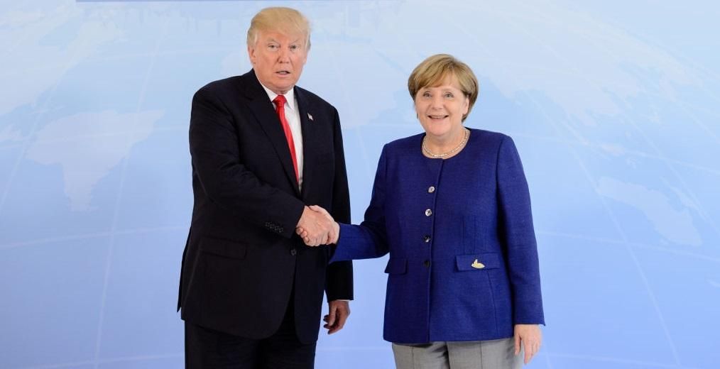 Трамп та Меркель провели коротку зустріч: говорили і про Україну