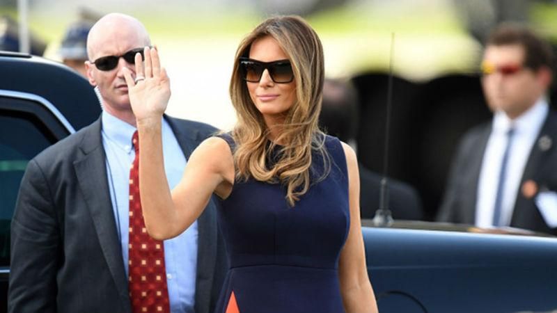 Протестувальники не випустили Меланію Трамп з резиденції у Гамбурзі Протестувальники не випустили Меланію Трамп з резиденції у Гамбурзі