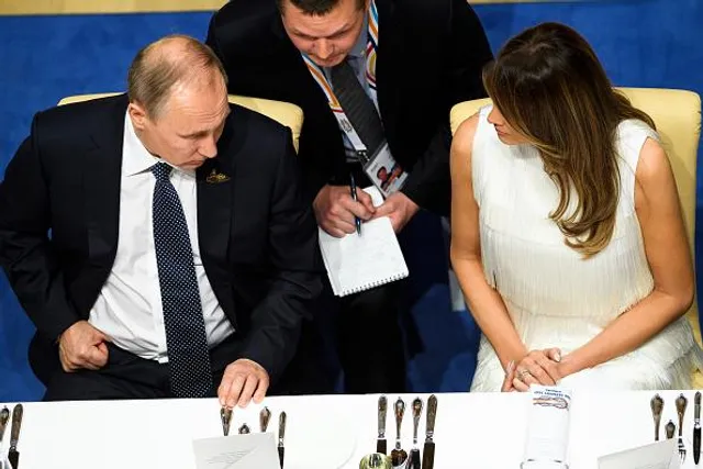 Володимир Путін вперше зустрівся з Меланією Трамп