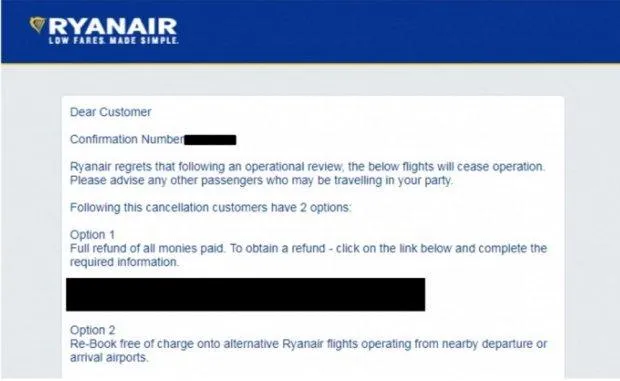 Що робити з квитками Ryanair 