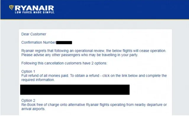 Що робити з придбаними квитками Ryanair