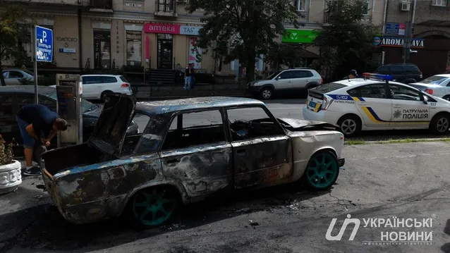 Авто, вибух, Київ 