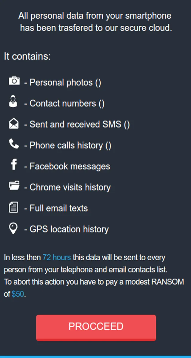 Вірус LeakerLocker Вірус LeakerLocker