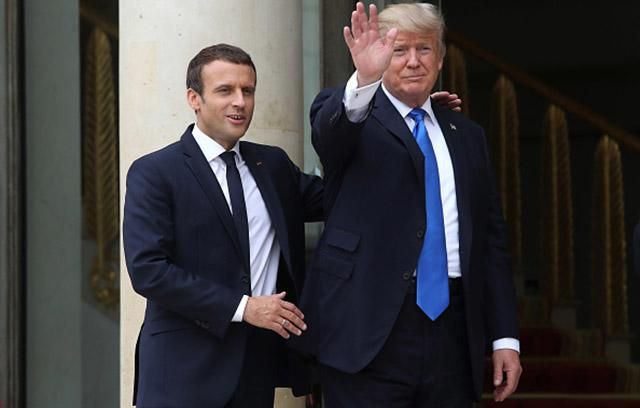 Встреча Трампа и Макрона: Украина одна из тем встречи Встреча Трампа и Макрона: Украина одна из тем встречи