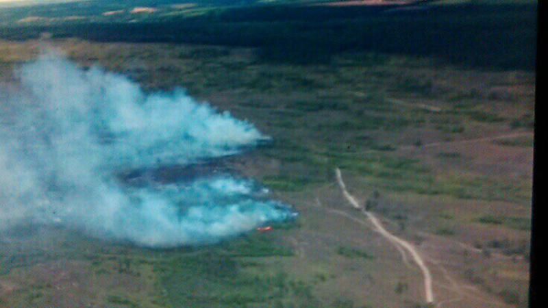 Пожежу на військовому полігоні досі не можуть загасити: з'явилося відео Пожежу на військовому полігоні досі не можуть загасити: з'явилося відео