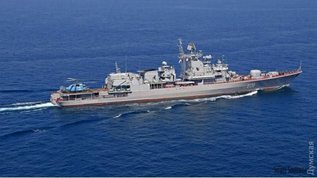Росія відправила корабель шпигувати за військовими навчаннями Україна-НАТО: фото