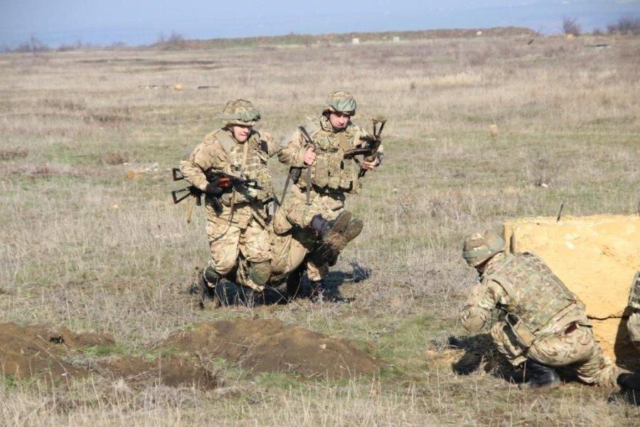 В Харькове провели военные учения будущих офицеров запаса