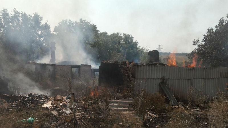 Бойовики атакували Зайцеве: з’явились фото Бойовики атакували Зайцеве: з’явились фото