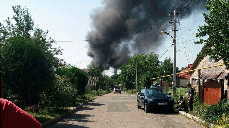 Донецьк потерпає від сильної пожежі 
