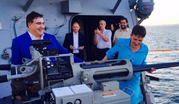 Савченко заступилась за Саакашвілі Савченко заступилась за Саакашвілі