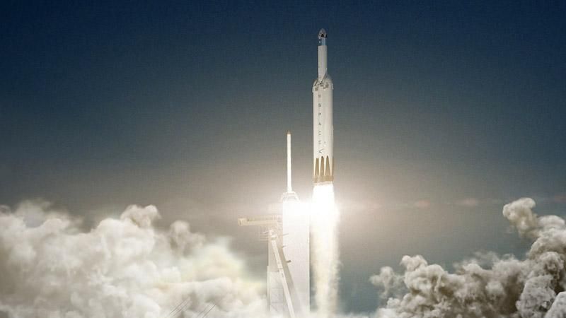  Ілон Маск назвав дату запуску надважкої ракети Falcon Heavy