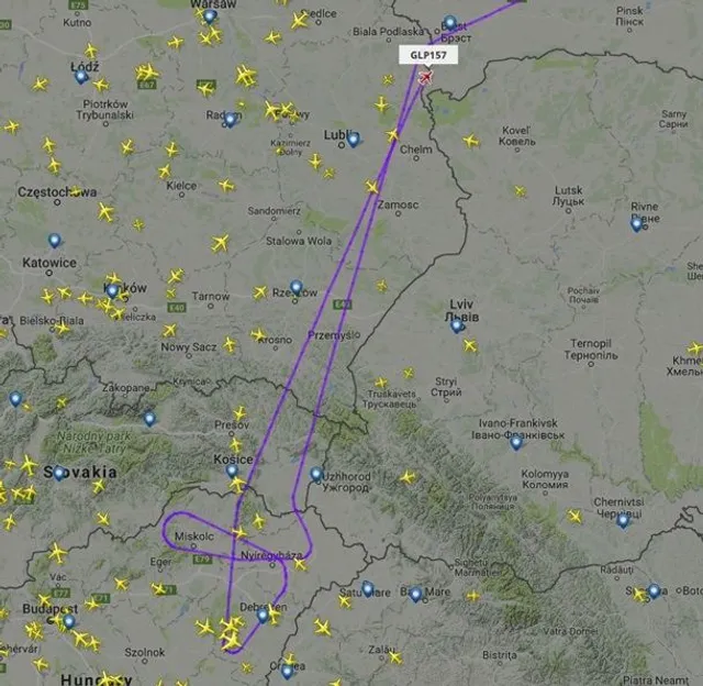 Маршрут літака, на борту якого перебував Дмитро Рогозін Маршрут літака, на борту якого перебував Дмитро Рогозін