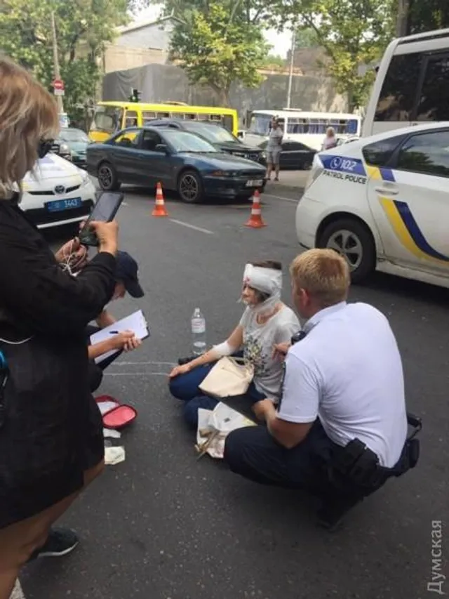 Патрульні збили жінку в центрі Одеси