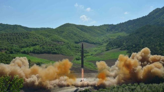 Северная Корея провела очередной запуск ракеты
