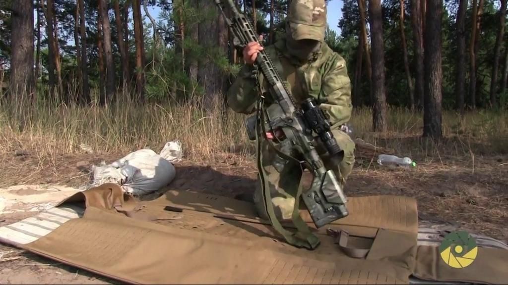 Военные показали пристрелку новой снайперской винтовки: видео