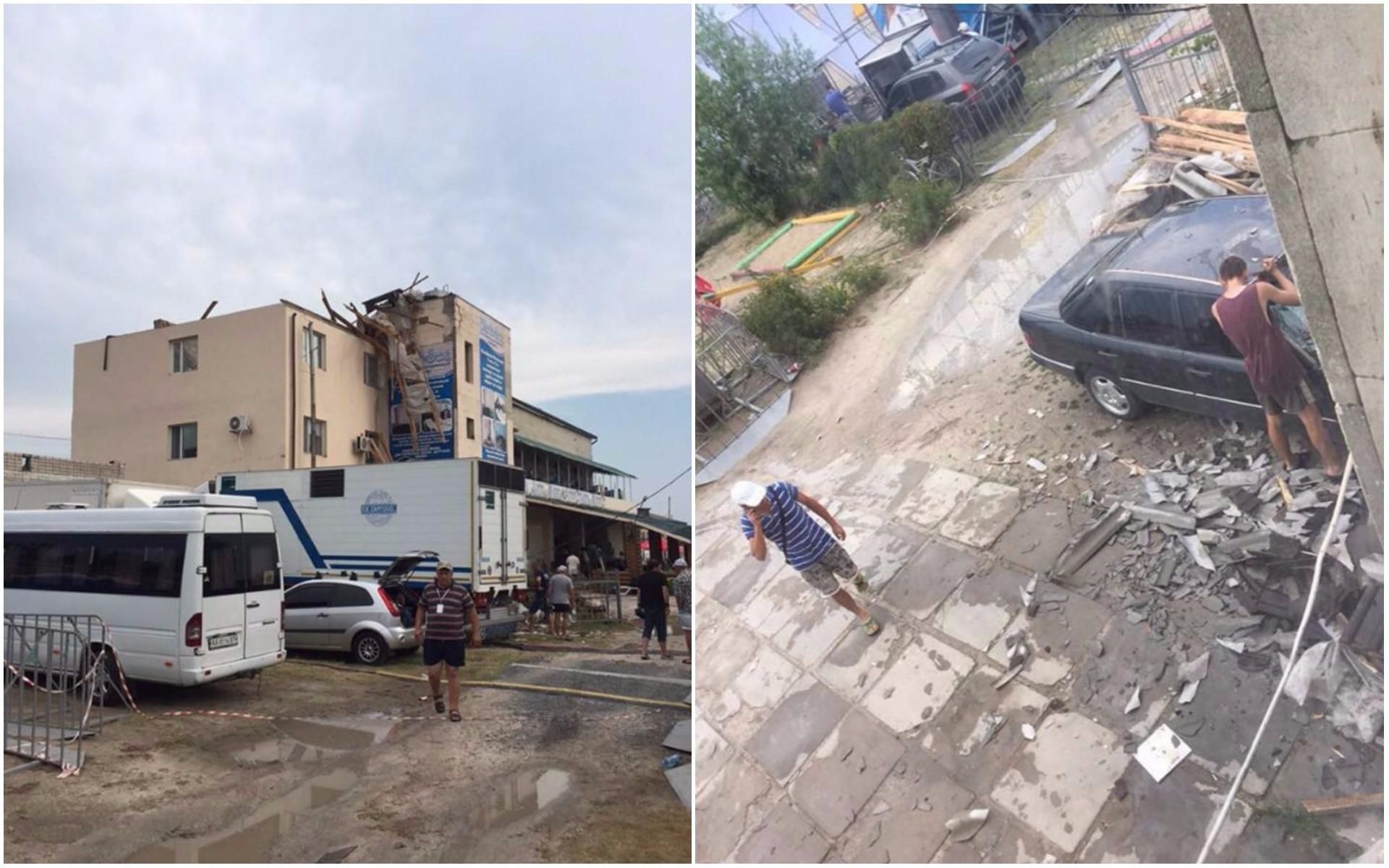 В курортному місті на Херсонщині пройшовся потужний ураган: фото та відео стихії 