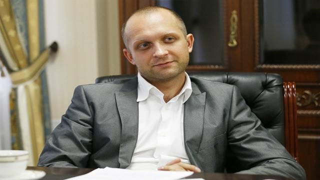 Максим Поляков дает показания в здании НАБУ