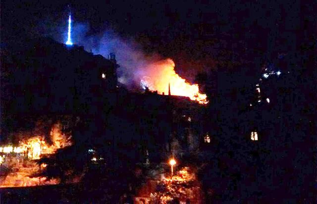 Масштабна пожежа охопила Тбілісі: горить лісовий масив