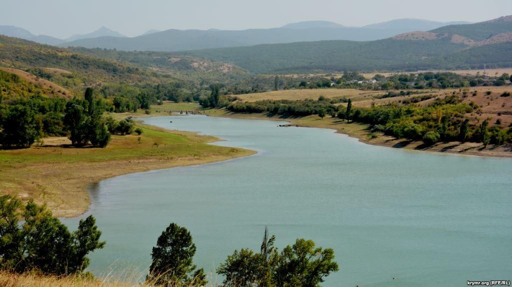 В Крыму начало сильно высыхать главное водохранилище