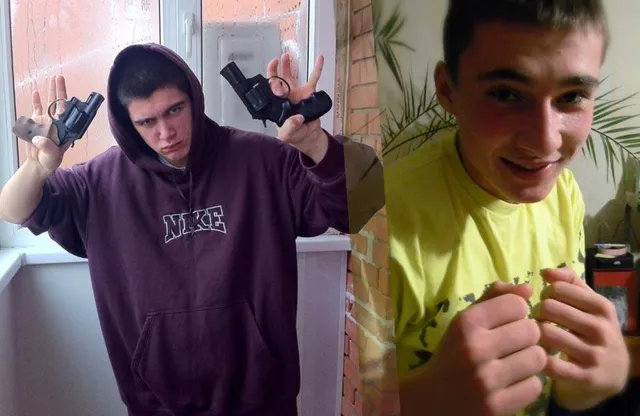 Роман Марченко (зліва) та вбитий Святослав Пелипенко (справа) Роман Марченко (зліва) та вбитий Святослав Пелипенко (справа)