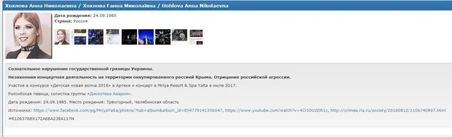 Дискотека аварія, Крим, Миротворець Дискотека аварія, Крим, Миротворець